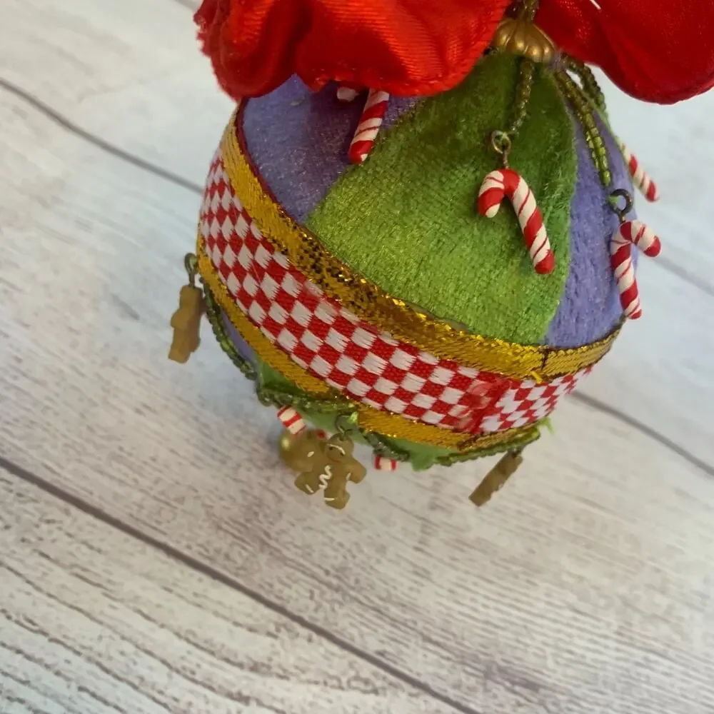 Leapin' Santa Vintage Christmas Ornament Bulb Christmas Begins In the Kitchen